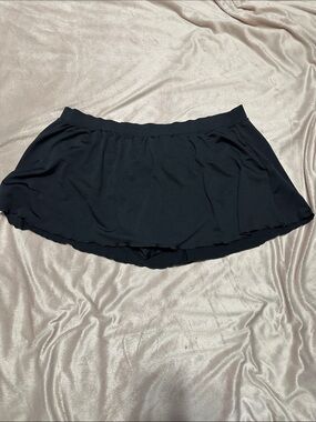 Catalina Black Swim Skirt